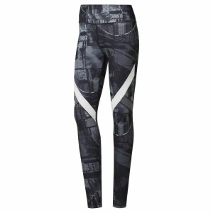 Legginsy Damskie Reebok WOR Meet You There Moonshift Czarne PL 40GSAMF